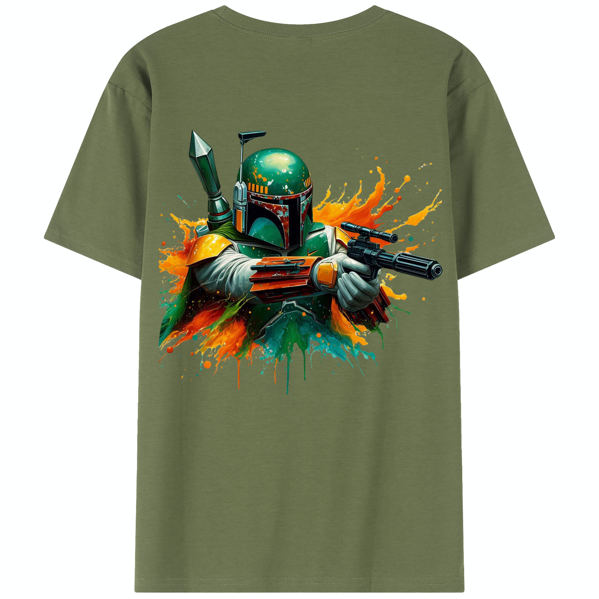 （画像用） スター・ウォーズ Star Wars 綿100％半袖Tシャツ（背面プリント）